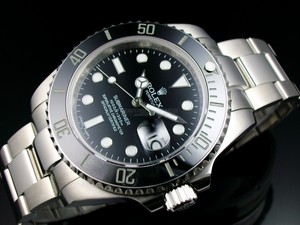 Rolex Submariner Swiss 2824 Automatic Black Dial Stick Dot Markers